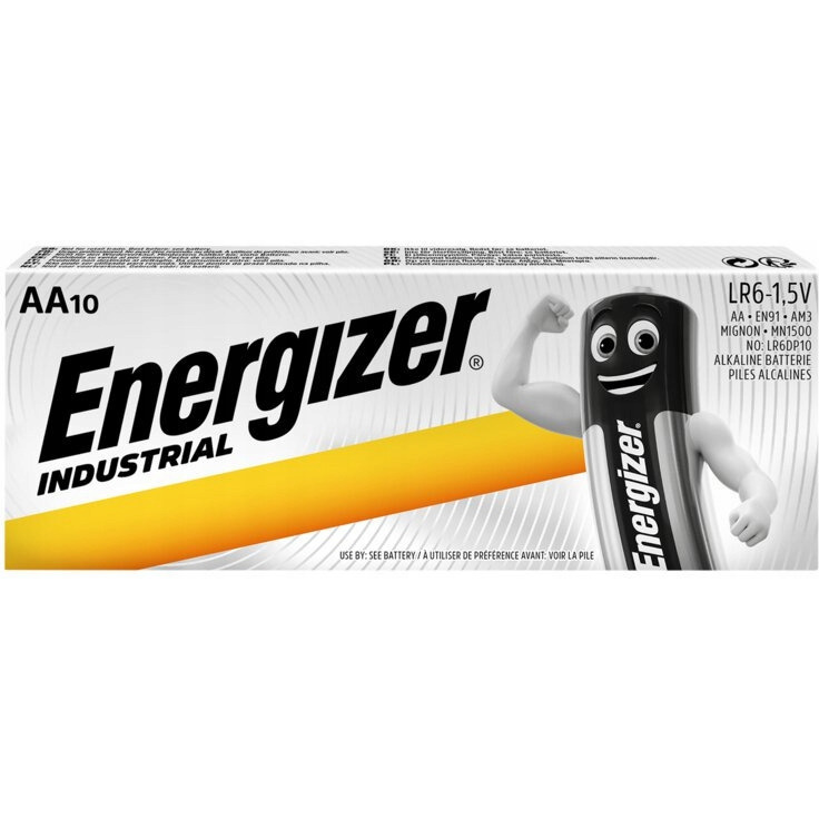 Bateria ENERGIZER Industrial, AA, LR6, 1,5V, 10szt. BAK0001